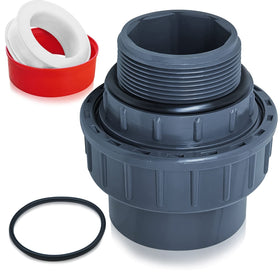 Boltigen PVC pool pump fitting threaded end for secure connections