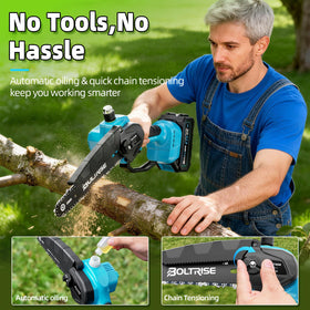 BOLTRISE ideal for garden tasks and camping with extendable reach.