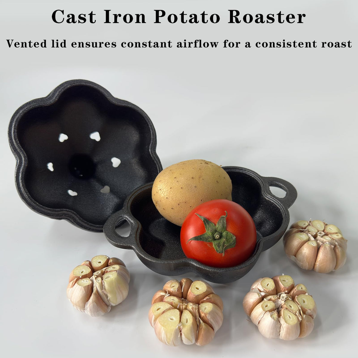 Bolvoud iron roaster cleans quickly after cooking