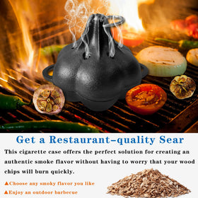 Bolvoud garlic roaster concentrates heat for caramelized garlic aroma