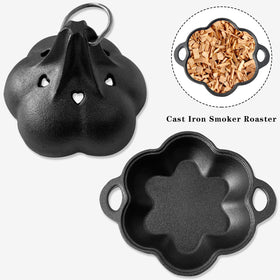 Bolvoud cast iron roaster preserves heat for steady roasting