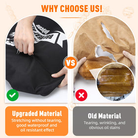 Bolycen Insulated resting bag with steak preserves juices for flavor.