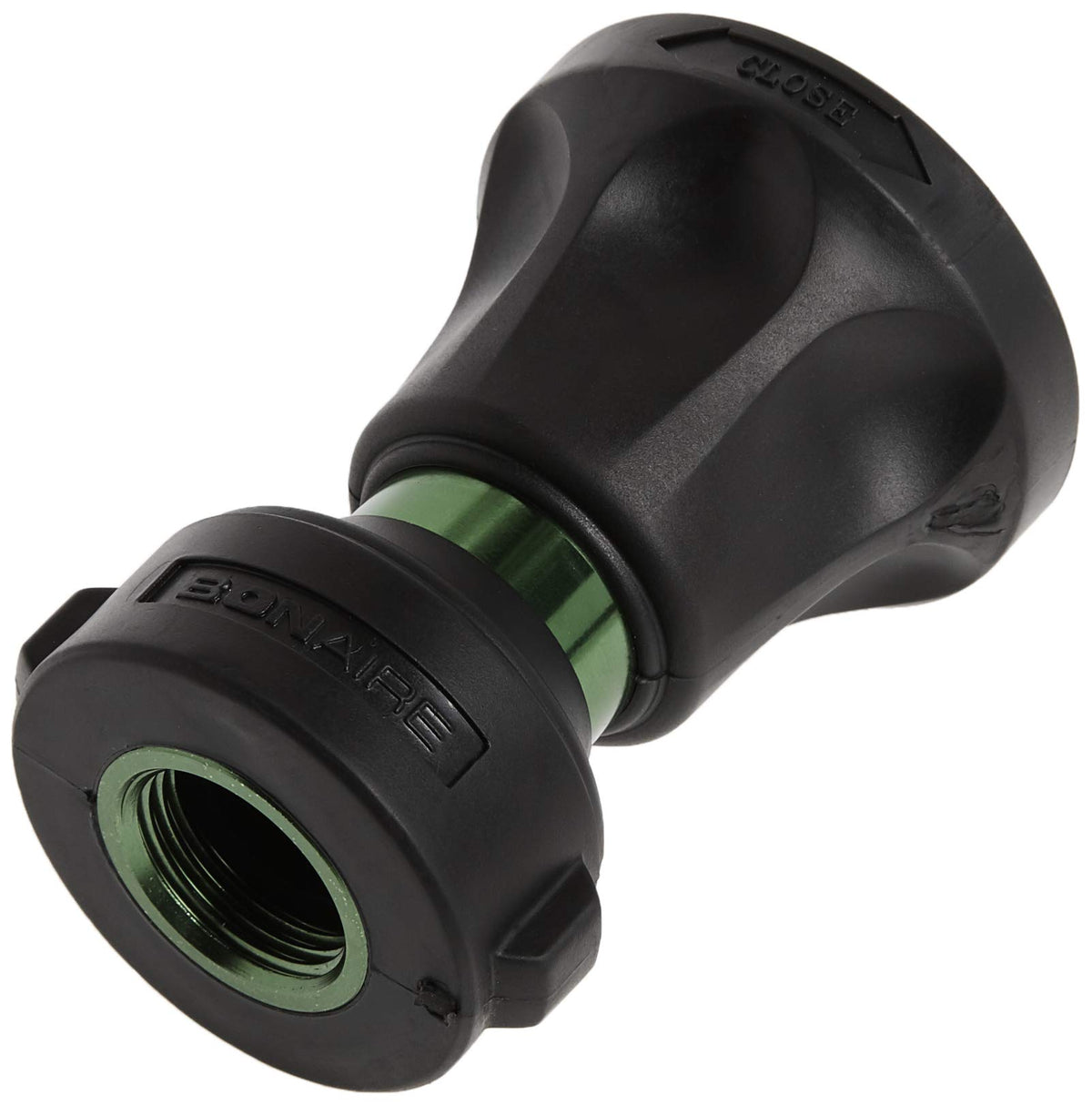 Bon-Aire nozzle shows five patterns for versatile watering options