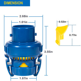 Bonbo FRV100 durable materials highlight plastic and steel construction.