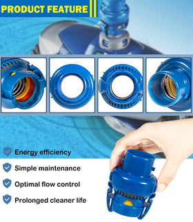 Bonbo FRV100 valve-function close-up focusing on precise water regulation.
