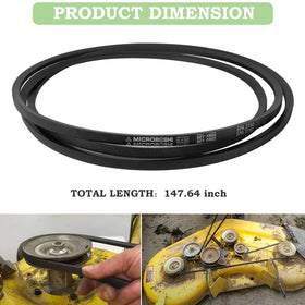 Bonbo L120-LA165 48-deck belt; broad compatibility keeps mowing schedules on track