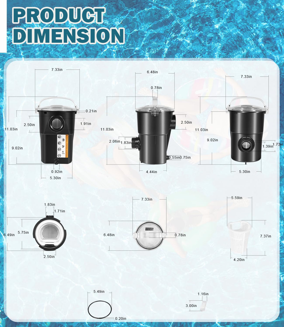 Bonbo SP1516 complete assembly simplifies replacement in compatible pumps