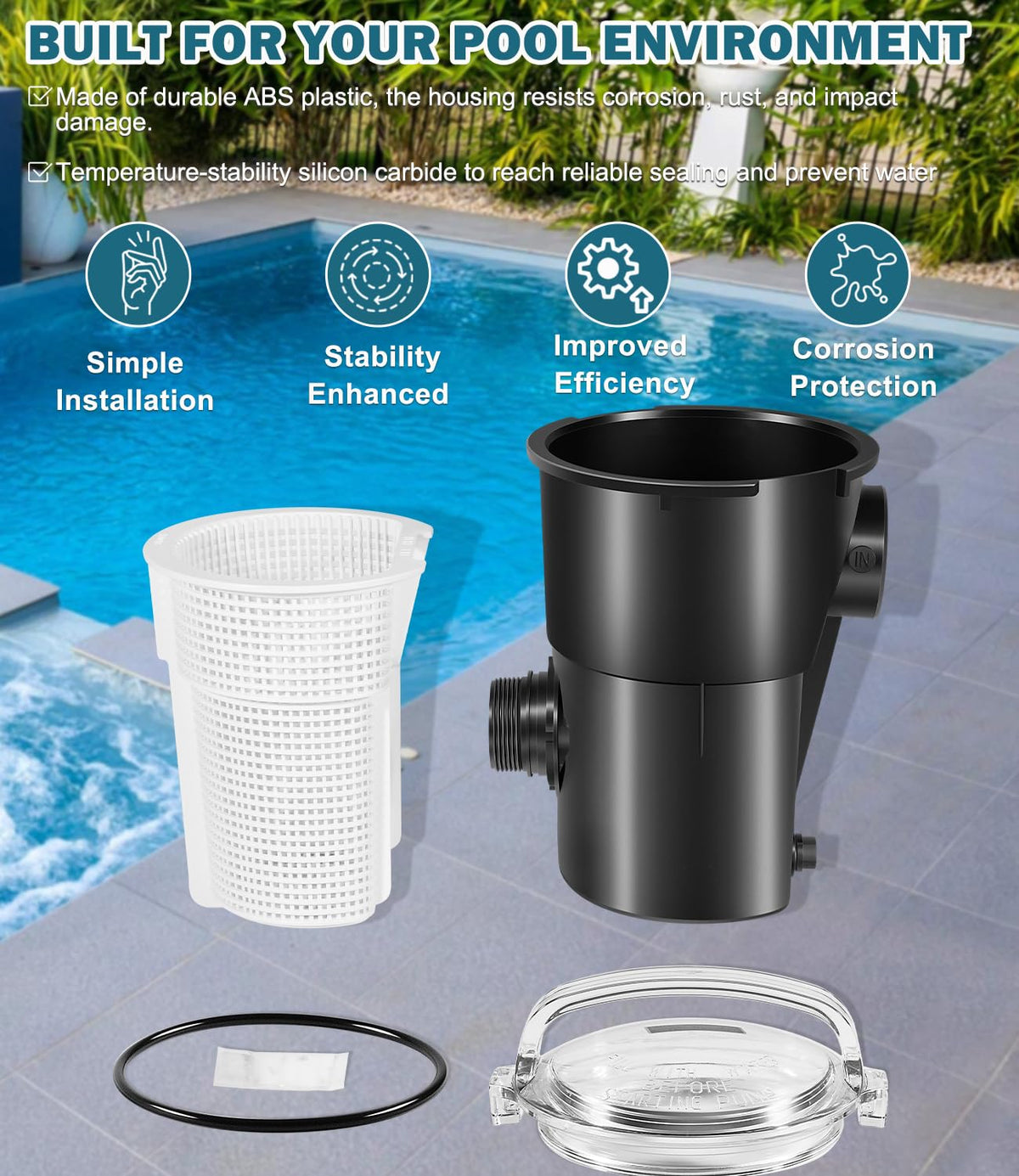Bonbo SP1516 transparent lid for quick water presence check