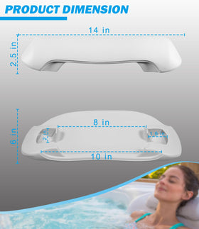 Effortless headrest replacement keeps spa comfortable without tools