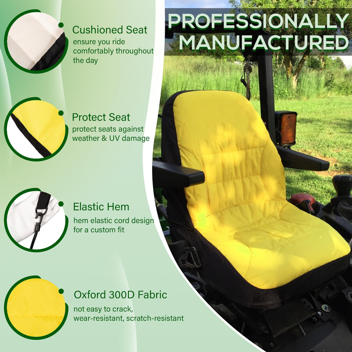 Vent hole in Bonbo seat cover enables airflow for a cooler feel.