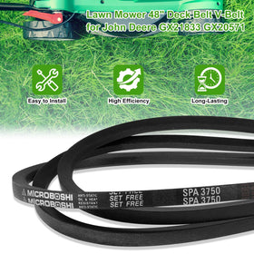 Bonbo X140-Z355E 48-inch belt; fits ZTrak and 48-inch decks for consistent performance