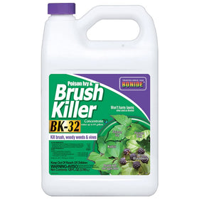 Bonide 332 herbicide bottle for brush and weed control in lawns
