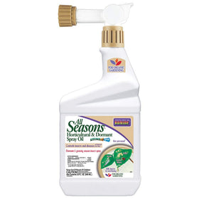 Bonide All Seasons Spray Oil bottle front for organic gardening and ready-to-spray use.
