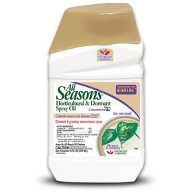 Bonide All Seasons Spray Oil bottle for organic pest protection on plants