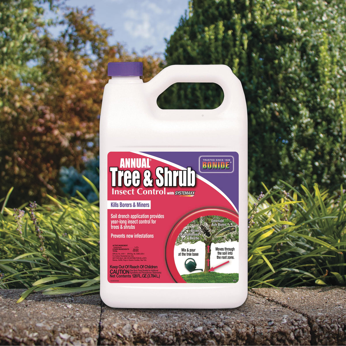 Measuring and mixing Systemaxx solution for root-zone drench application.