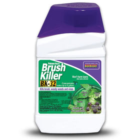 Bonide BK32 bottle pour demonstrates precise stump and weed treatment.