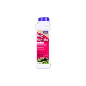 Bonide Bug and Slug Bait pellets close-up for garden pest control