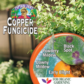 Organic gardening approved copper fungicide suitable for edible crops