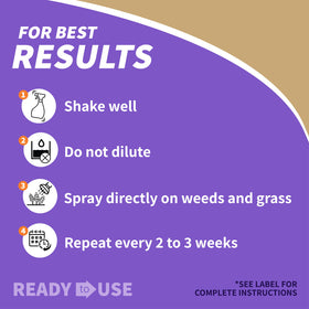 Bonide Captain Jack's Deadweed Brew on driveways and sidewalks keeps paths weed-free.
