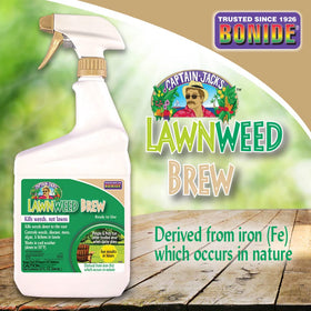 Treated weeds turning brown indicates effective control after application