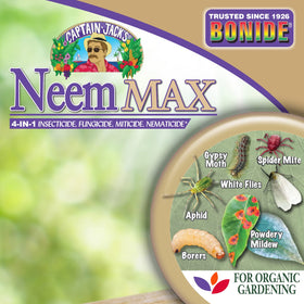 Bonide Captain Jack's Neem Max one gallon covers up to 500 square feet