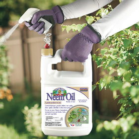 Bonide Captain Jack's Neem Oil label confirms organic usage and benefits.