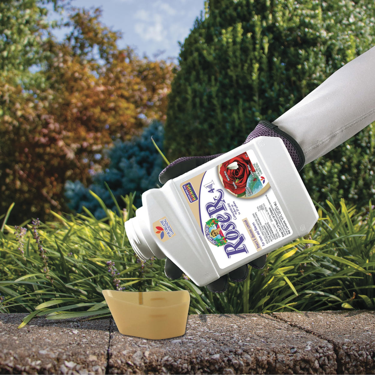 Rose Rx supports organic gardening with neem-based disease and pest control.