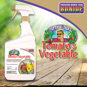 Bonide Captain Jack's spraying on plants demonstrates even coverage for pest control
