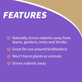 Spray on garden shrubs with Bonide to deter critters without harming plants.