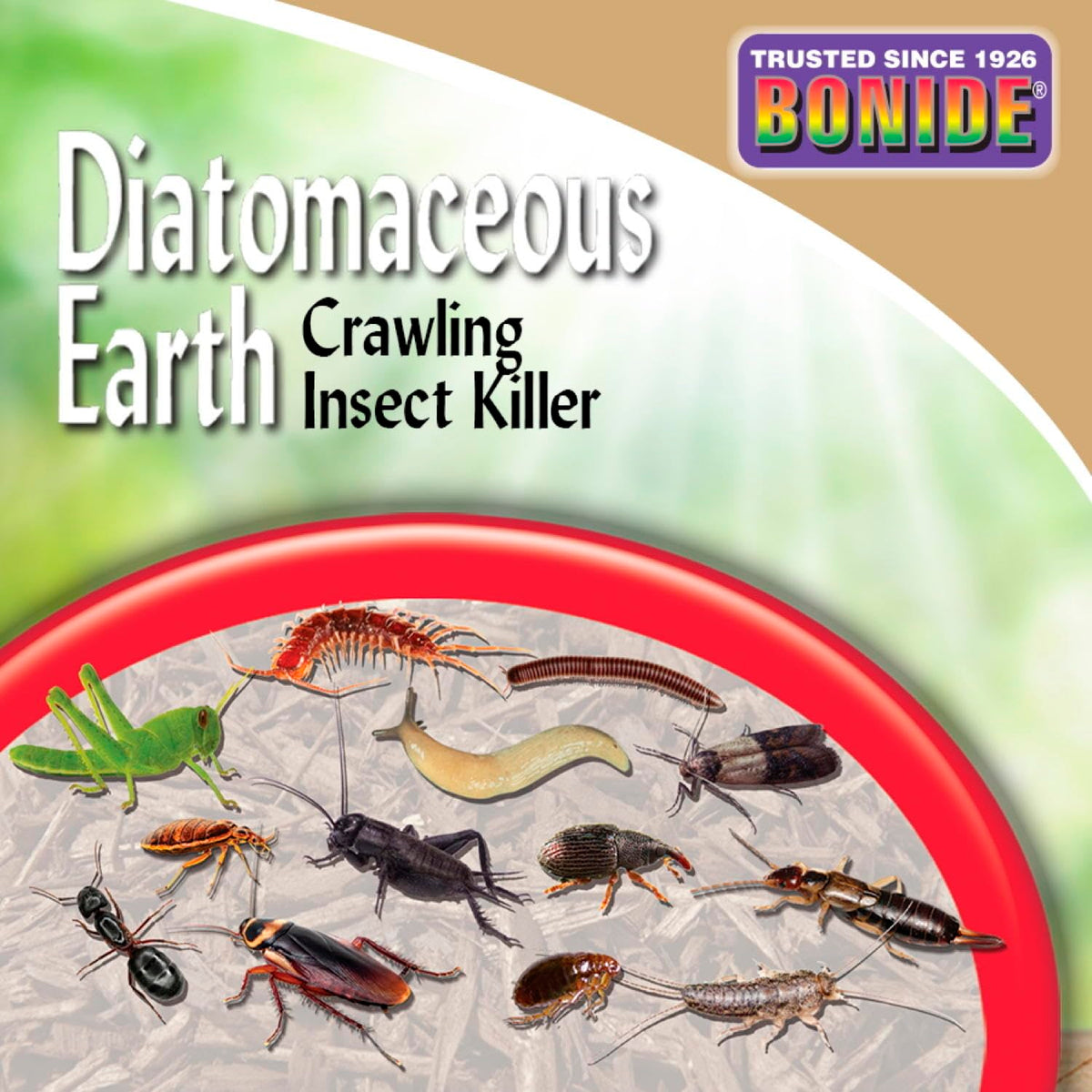 Bonide Diatomaceous Earth 5 lb bag ready for application.