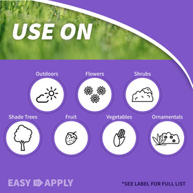 Bonide Fung-onil concentrate image highlights easy mixing for spray application and dilution.