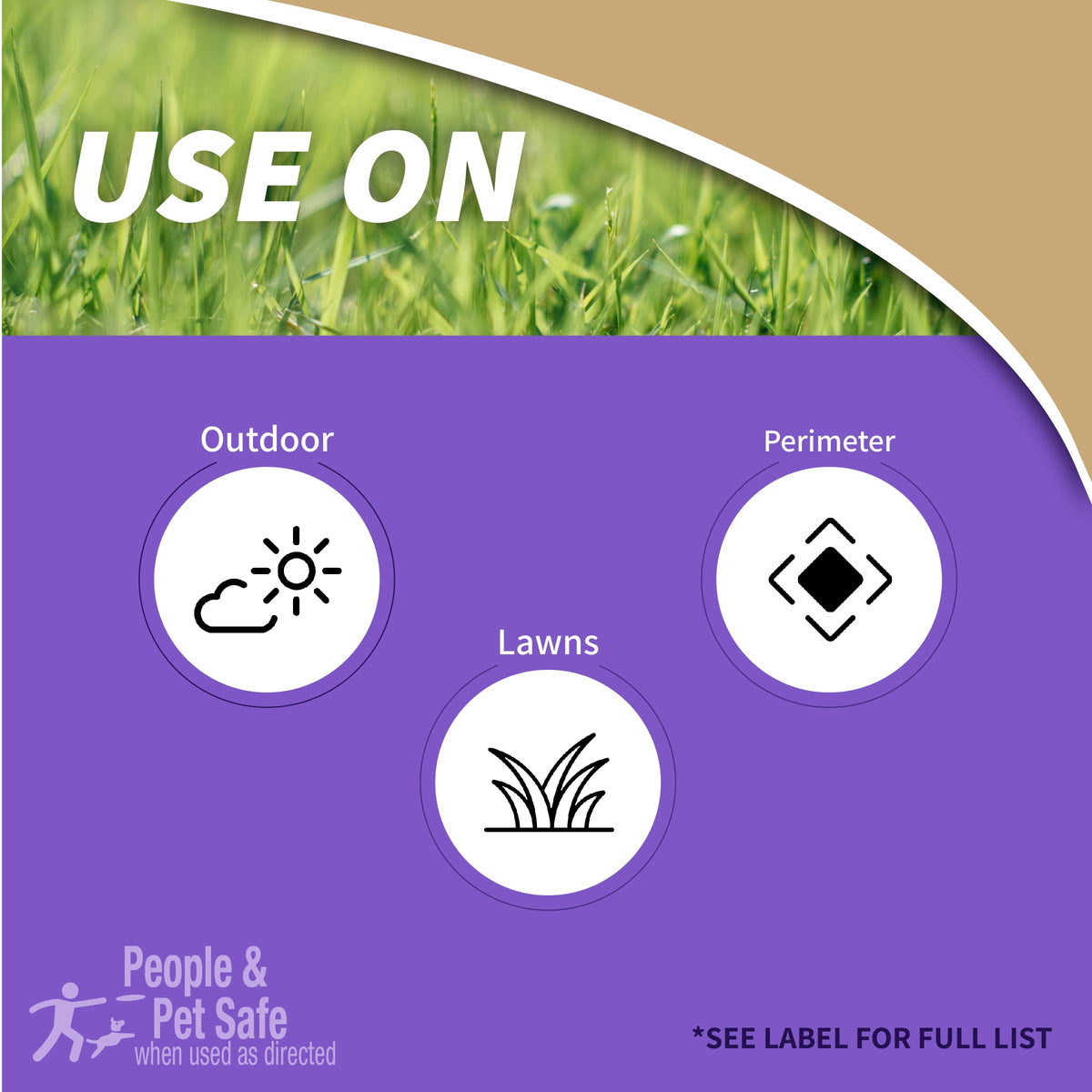 Bonide Go Away! granules dispensing cap—easy, even distribution around protected areas.