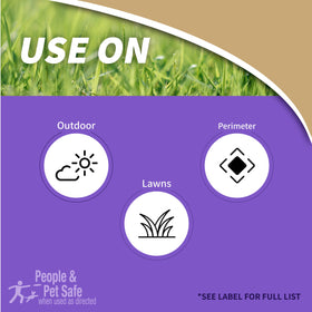 Bonide Go Away! granules dispensing cap—easy, even distribution around protected areas.