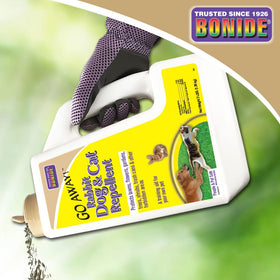 Granules around trees and shrubs protect while staying safe for plants.