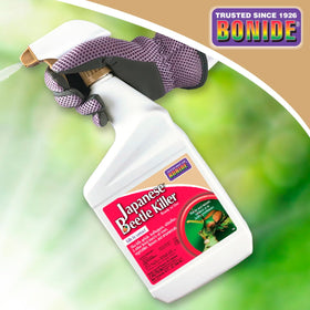 Bonide bottle with spray nozzle for easy deployment