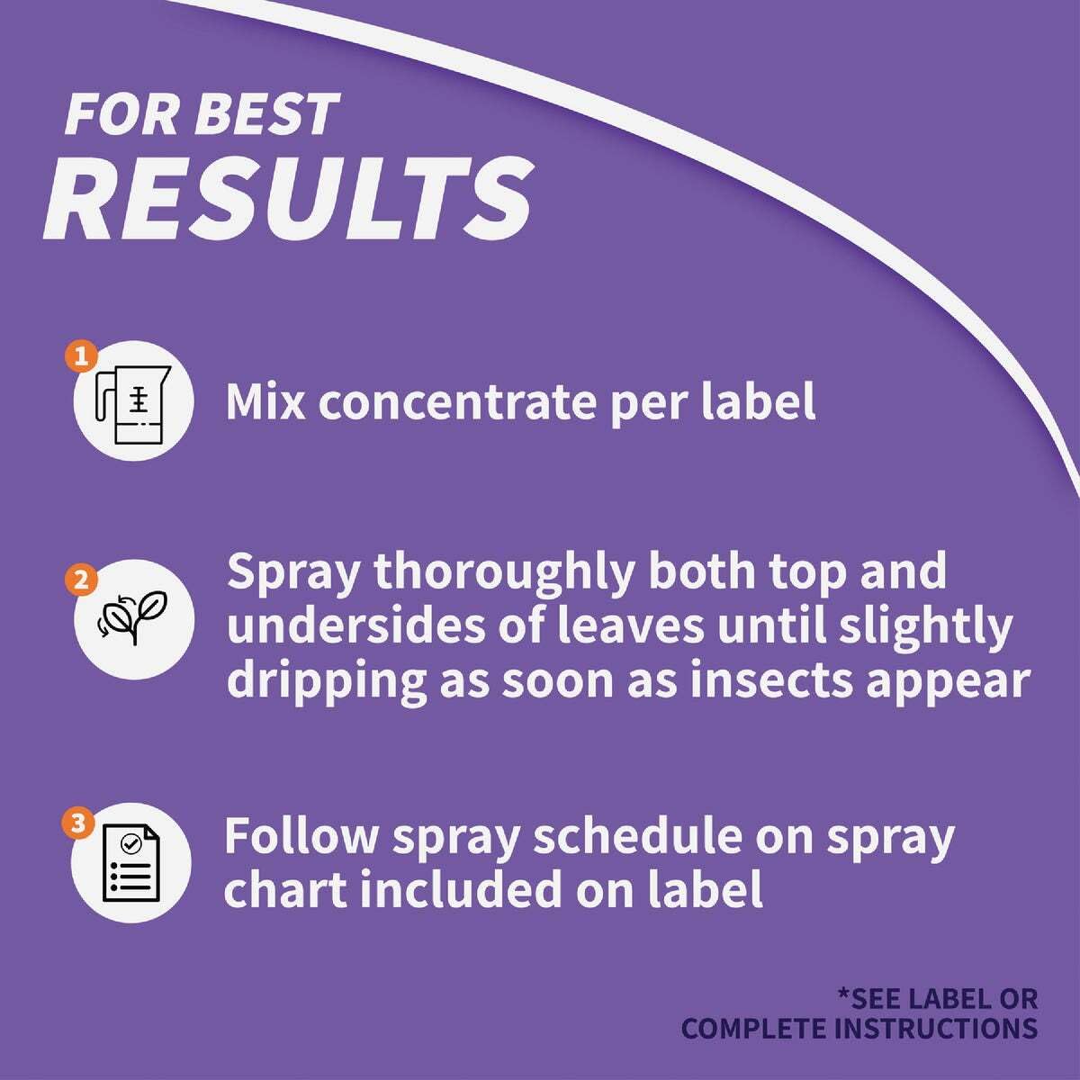 Outdoor spray application of Bonide Malathion on garden plants