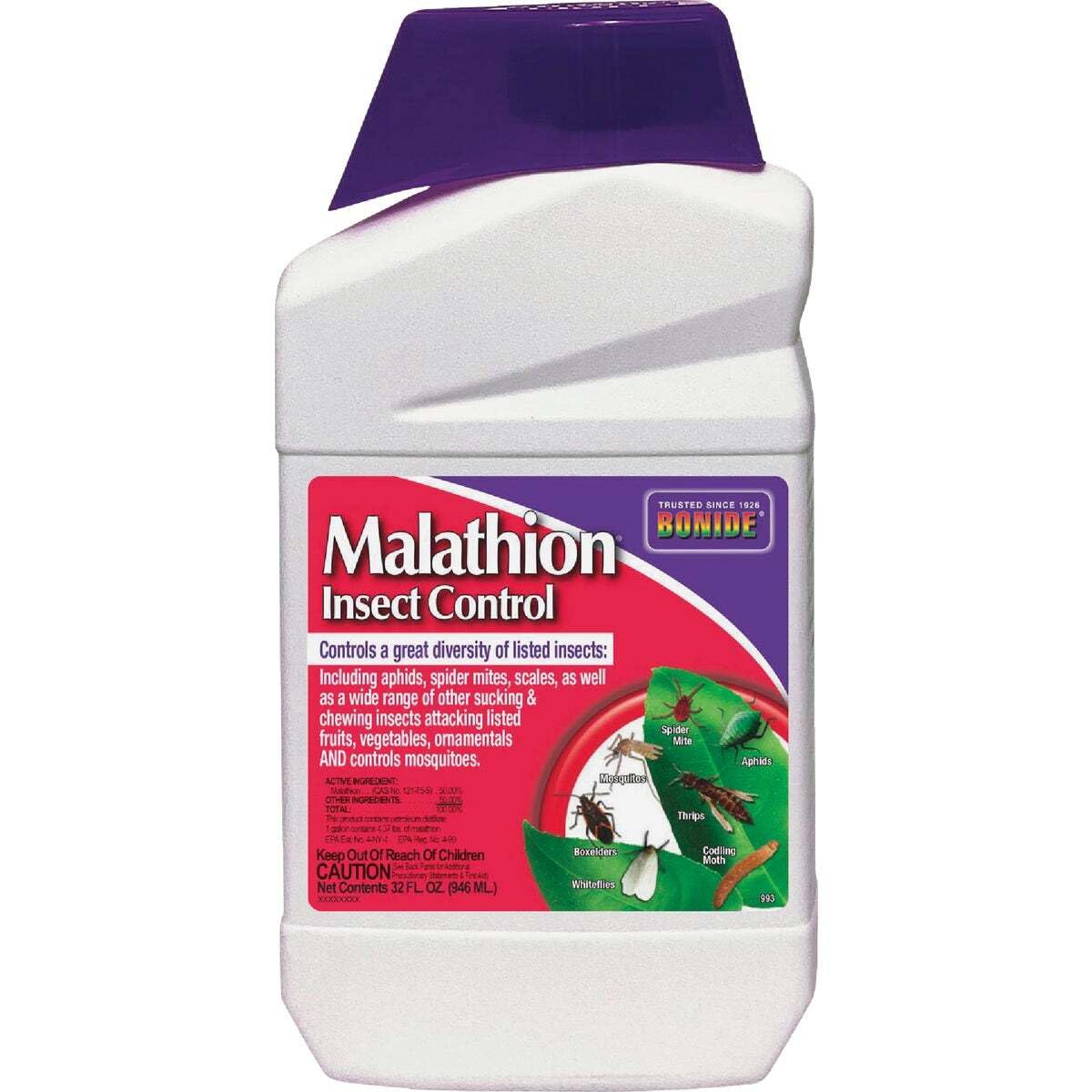 Bonide Malathion ready to spray container for outdoor use