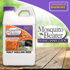 Bonide Mosquito Beater yard fogging action reduces buzzing near decks.
