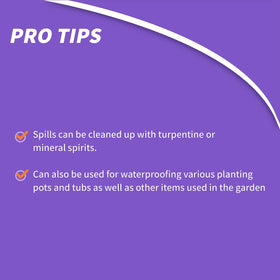 Bonide Pruning Sealer waterproofs pots and planters while sealing wooden surfaces