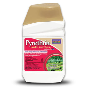 Bonide Pyrethrin Garden Spray bottle ready for outdoor pest control