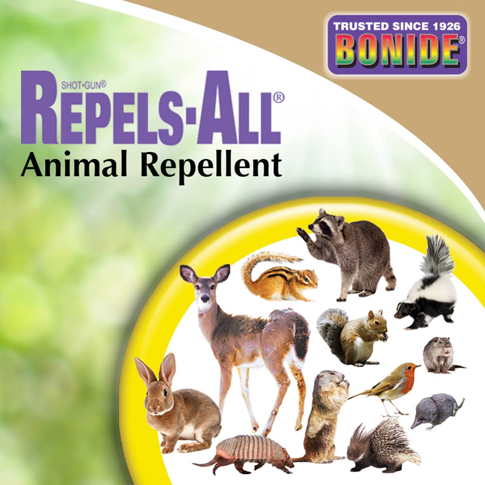 Bonide Repels-All biodegradable formula protecting plants without soil harm