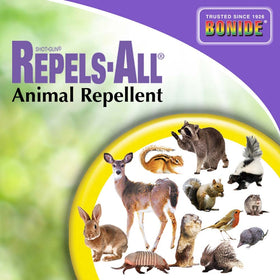 Bonide Repels-All uses biodegradable ingredients for safe pest deterrence.