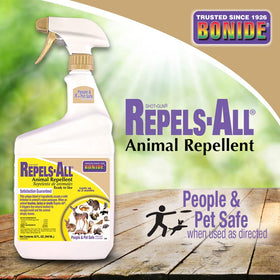 Bonide Repels-All sprayed on bulbs reduces nibbling interest