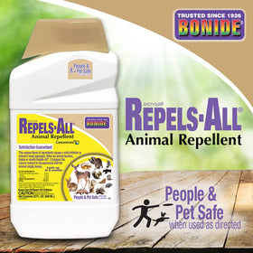 Bonide Repels-All can be applied on ornamentals to safeguard flowers and shrubs