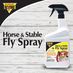 Bonide Revenge spray nozzle shown for easy-to-use application on livestock