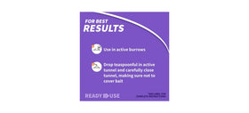 Bonide Revenge Moletox bait acceptance among lawn pests.