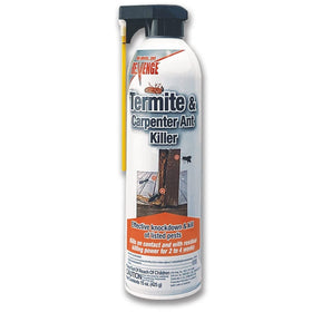 Bonide REVENGE aerosol can for on-contact termite and carpenter ant control.
