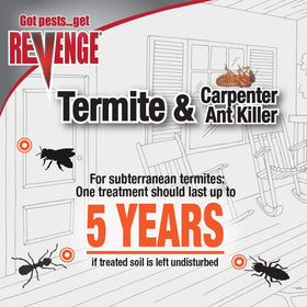 Bonide Revenge protects exterior building surfaces from wood-destroying pests.