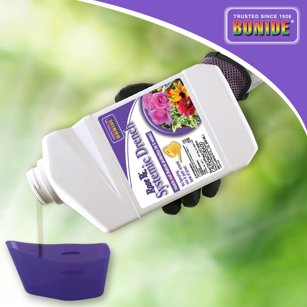 Bonide Rose Rx protects roses in the garden, supporting healthy growth.