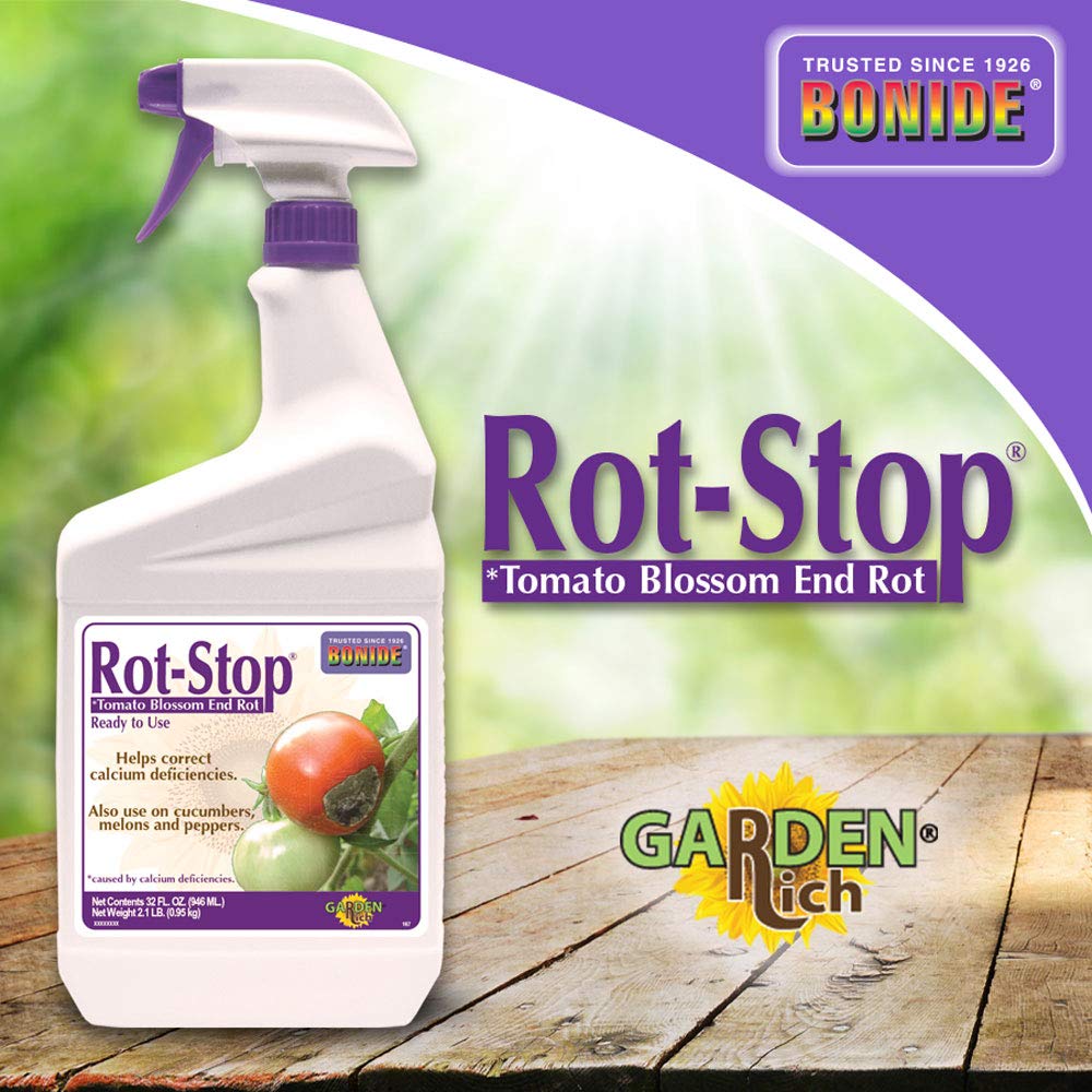 Bonide Rot-Stop hose end spray application ensures even foliage coverage